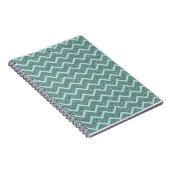 Carnet Personnalisez cette Parties scintillant Turquoise  (Côté Droit)
