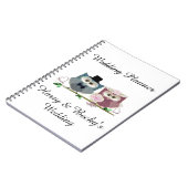 Carnet Personnalisez le bloc - notes de wedding planner (Côté gauche)