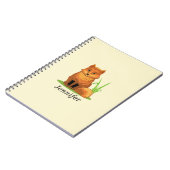 Carnet Personnalisez le mignon petit renard de retour à l (Côté gauche)