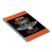 Carnet Personnalized Biker Flying (Côté Droit)