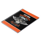 Carnet Personnalized Biker Flying (Côté gauche)
