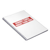 Carnet Personne Ne S'Intéresse À Votre Fixie (Côté Droit)