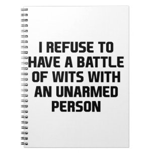 Carnet Personne sans armes