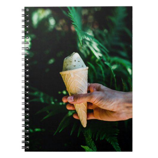 Carnet Personne tenant de la glace (Devant)