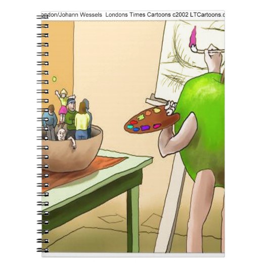 Carnet Personnes Nature morte Funny Cartoon (Devant)
