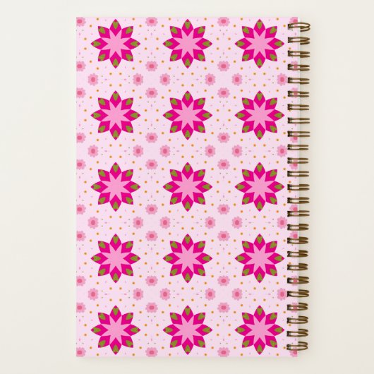 Carnet Petal Blossom Confetti pattern (Verso)