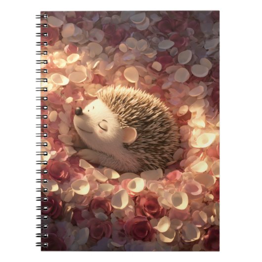 Carnet pétal Rose de Hérisson couchant (Devant)