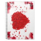 Carnet Pétales de coeur (Devant)