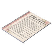 Carnet Pétales de Saint-Thérèse pour le Sacrifice catholi (Côté gauche)