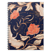Carnet Pétales de style ancien chinois (Devant)