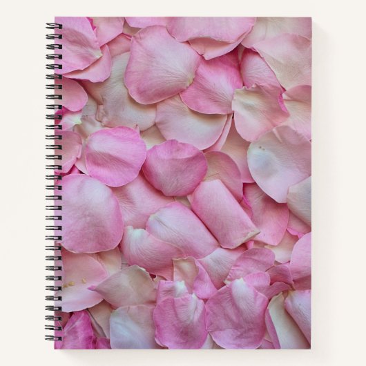 Carnet Pétales roses (Devant)