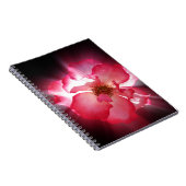 Carnet pétales rouges clairs (Côté Droit)