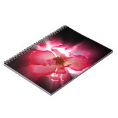 Carnet pétales rouges clairs (Côté gauche)