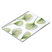 Carnet Pétales verts (Côté gauche)