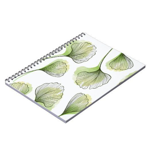 Carnet Pétales verts (Côté gauche)