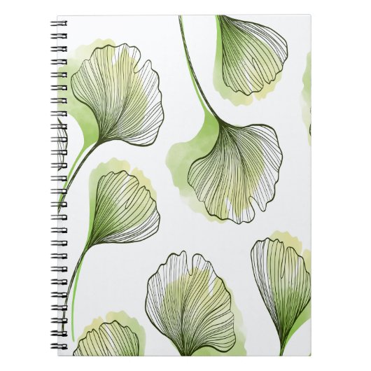 Carnet Pétales verts (Devant)