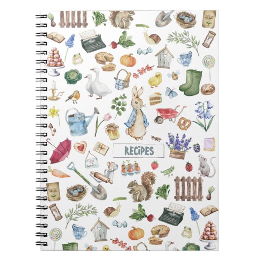 Carnet Peter Rabbit personnalisé (Devant)
