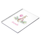 Carnet Peter Rabbit rose (Côté gauche)