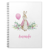 Carnet Peter Rabbit rose (Devant)