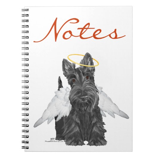 Carnet Petit ange Scottie (Devant)