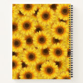 Carnet Petit Baby shower Fille Fleur De Tournesol (Dos)