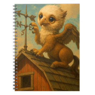 Carnet Petit bébé gros oeil hippogriff drôle imaginaire a