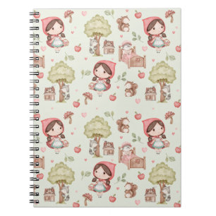 Carnet Petit Chaperon Rouge Conte de Fée Fantaisiste