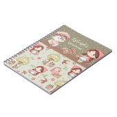 Carnet Petit Chaperon Rouge Conte de Fées Fantaisiste (Côté gauche)