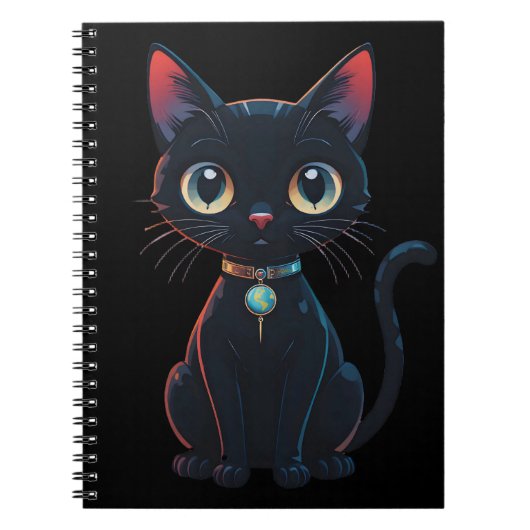 Carnet Petit Chat Noir - Épouvantable (Devant)