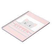 Carnet Petit chaton (Côté gauche)