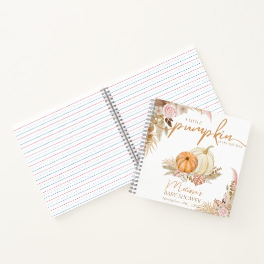 Carnet Petit Citrouille Boho Fall Floral (Intérieur)
