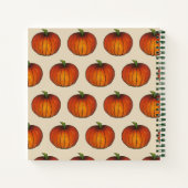 Carnet Petit Citrouille Orange Green Fall Nouveau bébé No (Dos)