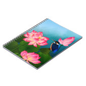 Carnet Petit colibri et grande fleur (Côté gauche)