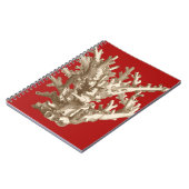 Carnet Petit corail en rouge (Côté gauche)