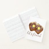 Carnet Petit-déjeuner français au beurre de pain et sirop (Intérieur)