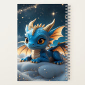 Carnet Petit dino bleu sur un nuage (Verso)