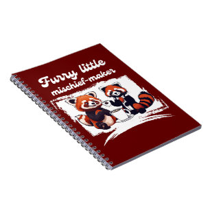 Carnet Petit fauteur de fureur Red Panda & Coffee