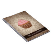Carnet Petit gâteau rose/Brown (Côté Droit)