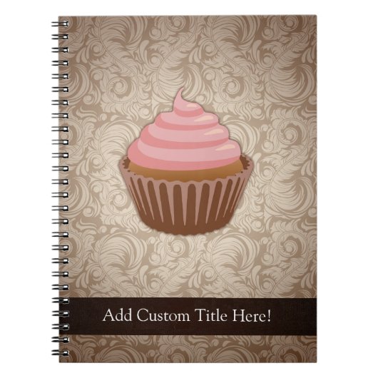 Carnet Petit gâteau rose/Brown (Devant)