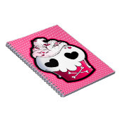 Carnet Petit gâteau rose de crâne (Côté Droit)