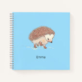 Carnet Petit hérisson personnalisé (Devant)