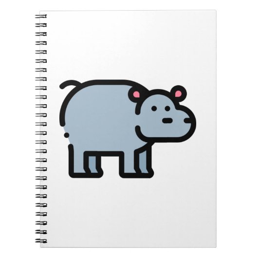 Carnet Petit Hippopotame (Devant)