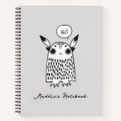 Carnet Petit monstre mignon (Devant)