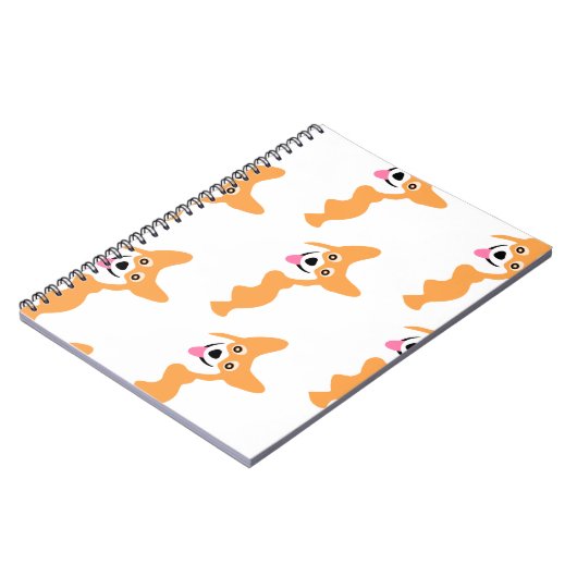 Carnet Petit motif mignon de corgi (Côté gauche)