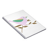 Carnet Petit oiseau rose (Côté Droit)