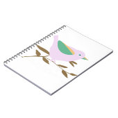 Carnet Petit oiseau rose (Côté gauche)