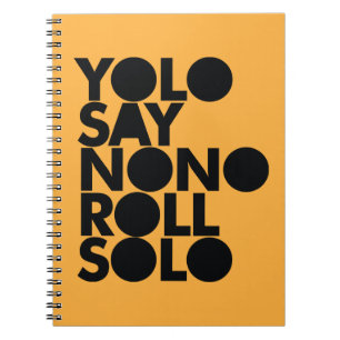 Carnet Petit pain de YOLO en solo rempli