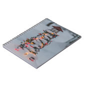 Carnet Petit phare décoré pour Noël (Côté gauche)