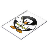 Carnet Petit pingouin animated mignon de judo (Côté gauche)