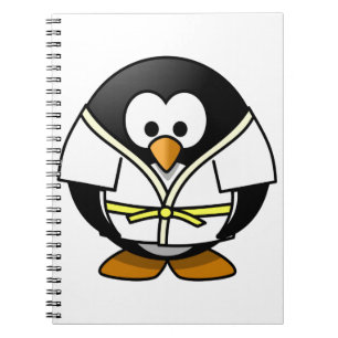 Carnet Petit pingouin animated mignon de judo